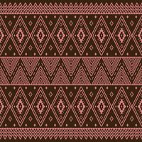 naadloos etnisch oosters patroon. vector illustratie in tribal motief. pixel stijl. meetkundig abstract structuur ontwerp voor textiel en kleding stof.