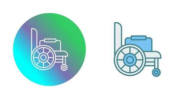 rolstoel vector pictogram