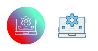 laptop vector pictogram