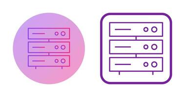 uniek server netwerk vector icoon