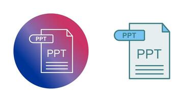 ppt vector icoon