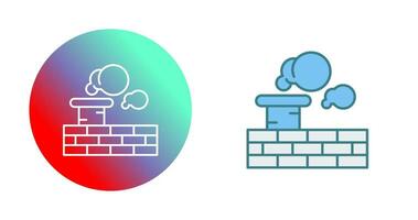 schoorsteen vector pictogram