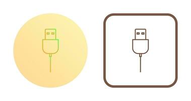 uniek USB kabel vector icoon