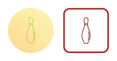 bowling pin vector icon