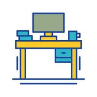 bureau vector pictogram