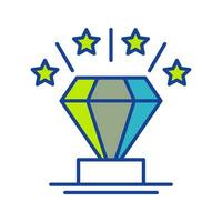 diamant vector pictogram