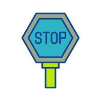 stopbord vector pictogram