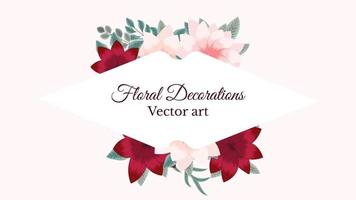 luxe kleurrijke bloemenframes achtergrondlabel verkoopprijs nodigt uit! vector
