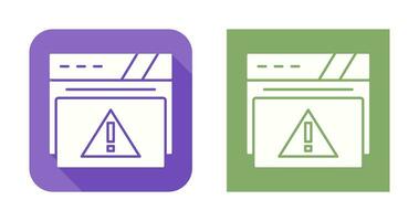 waarschuwing vector pictogram