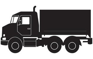 reclame busje pictogrammen set, gemakkelijk vrachtauto silhouet, levering icoon vector
