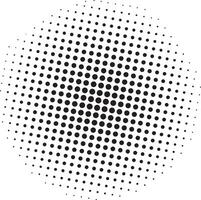 halftone patroon punt cirkel vector