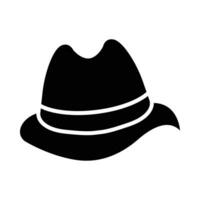 floppy hoed vector glyph icoon voor persoonlijk en reclame gebruiken.