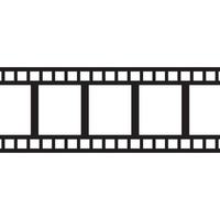 film strepen pictogram vector sjabloon