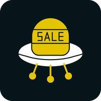 uitverkoop ufo vector icoon ontwerp