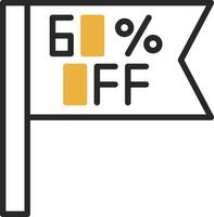 percentage uit vector icoon ontwerp