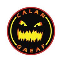 stiker van calan gaaf halloween vector beeld illustratie