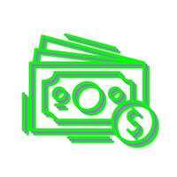 geld vector pictogram