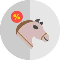 verdisconteerd eenhoorn vector icoon ontwerp