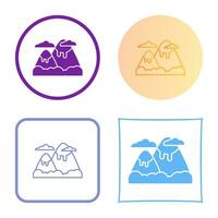 berg vector pictogram