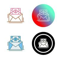 mail munt vector icoon