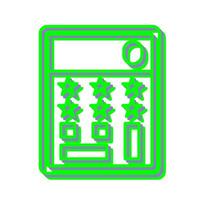 rekenmachine vector pictogram