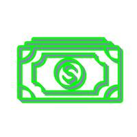 geld vector pictogram