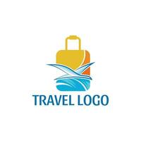 reizen logo ontwerp icoon concept vector sjabloon. reizen agentschap logo vector ontwerp inspiratie.