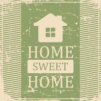 home sweet home bewegwijzering vintage retro shabby vector