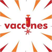 vaccin afbeelding ontwerp. pandemisch virusvaccin. vector