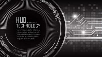 tekst cyber circuit toekomstige technologie concept achtergrond vector