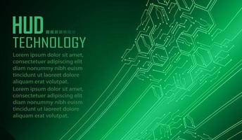 tekst cyber circuit toekomstige technologie concept achtergrond vector