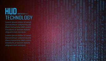 tekst cyber circuit toekomstige technologie concept achtergrond vector