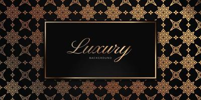 luxe gouden mandala naadloze patroon achtergrond vector