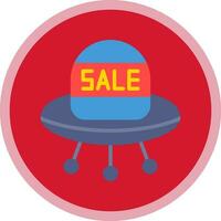 uitverkoop ufo vector icoon ontwerp