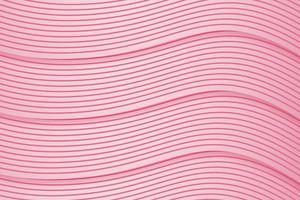moderne abstracte dynamische golf papier gesneden gradiënt roze achtergrond vector