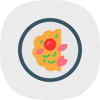 omelet vector icoon ontwerp