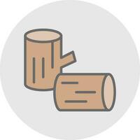 hout vector icoon ontwerp