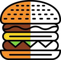 cheeseburger vector icoon ontwerp