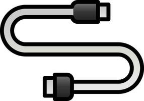 connector en kabel vector icoon ontwerp