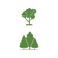 ceder boom vector pictogram illustratie ontwerpsjabloon