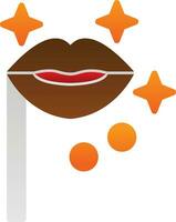 lip masker vector icoon ontwerp