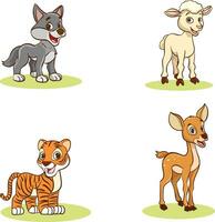 vector illustratie van baby dieren