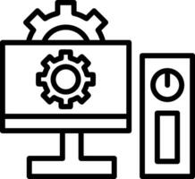 bureaublad vector icoon ontwerp