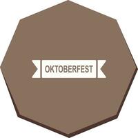 oktoberfeest banier vector icoon