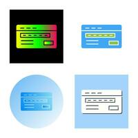 creditcard vector pictogram