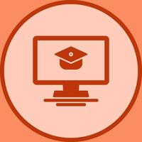 online Cursus vector icoon