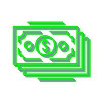 geld vector pictogram