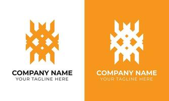 creatief modern minimaal monogram bedrijf logo ontwerp sjabloon vrij sjabloon vector