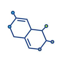 molecuul vector pictogram