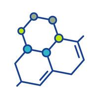 molecuul vector pictogram